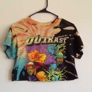 OUTKAST Tie Dye Crop Top Small